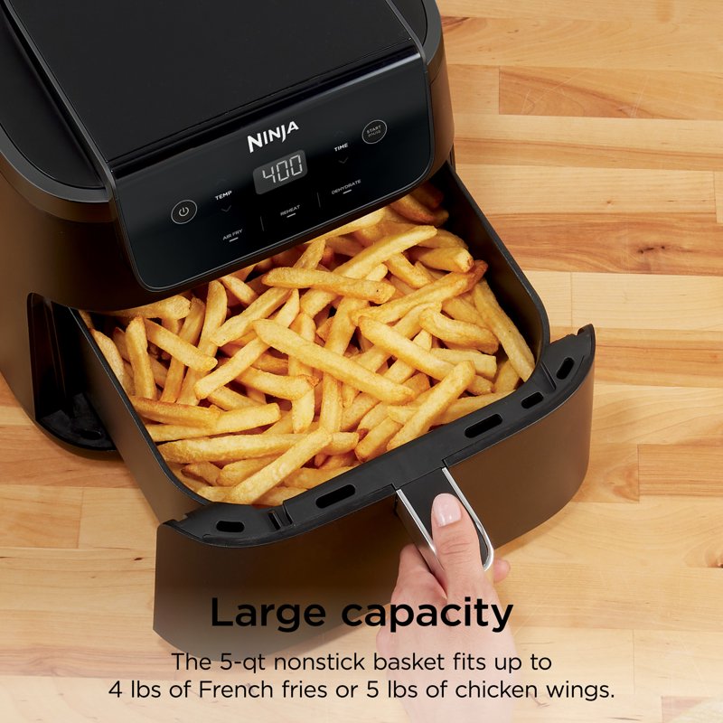 Ninja Air Fryer Pro XL 5-Qt - 3-in-1, Nonstick, Black