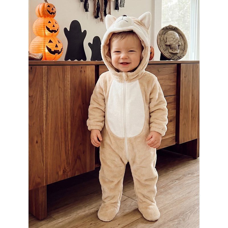 Kids Toddler Baby Halloween Animal Costume - Apricot Dog, 6-9 Months