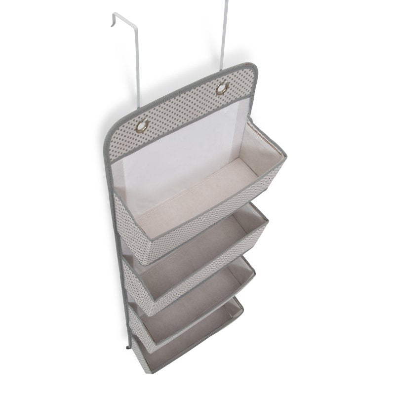 Delta Children 4-Pocket Hanging Wall Organizer - Cool Gray