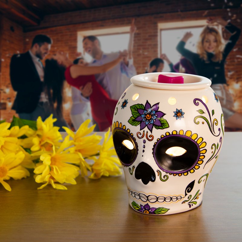 Dia de Los Muertos Wax Melt Warmer - Day of The Dead Collection ScentSationals