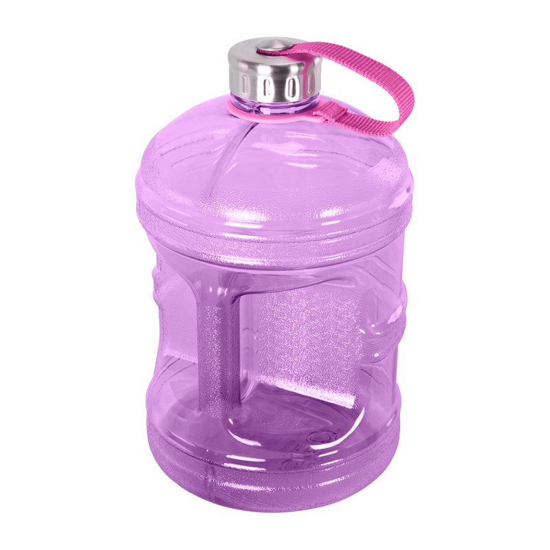 1 Gallon Purple Stainless Steel Water Bottle with Wide Mouth