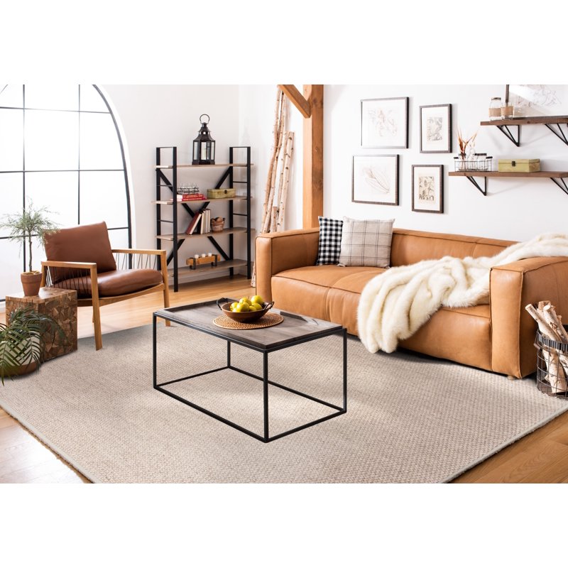 8' x 10' Natural Fiber Area Rug - Marble Sisal Woven Rug for Living Room