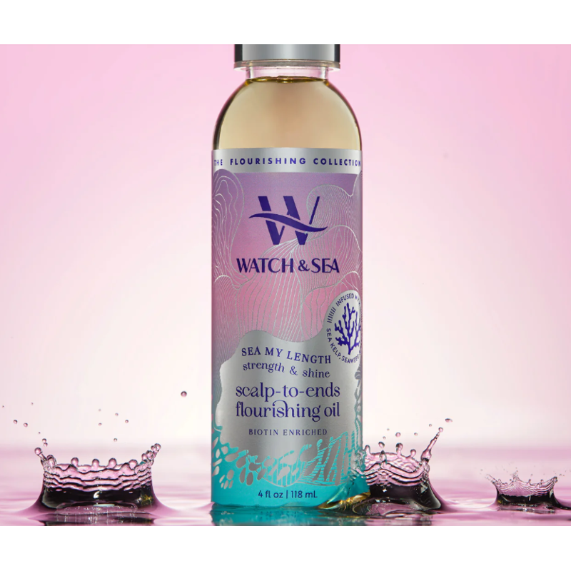 Scalp-to-Ends Flourishing Hair Growth Oil with Seaweed & Biotin 4 fl oz