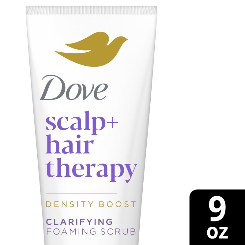 Dove Clarifying Foaming Scrub for Scalp + Hair Therapy - 9 oz