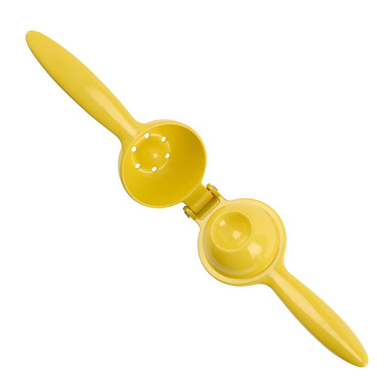 Heavy Duty Yellow Manual Juicer with Comfort Grip Handles
