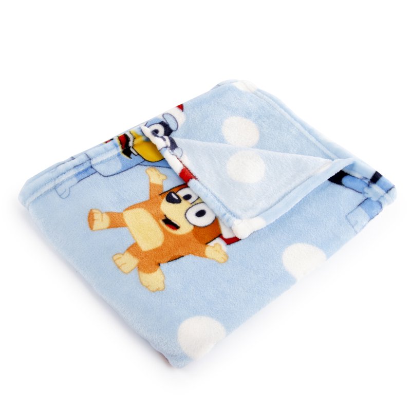Bluey Shaped Box Throw Set - Soft Polyester Holiday Bedding for Kids - Variation of Bluey