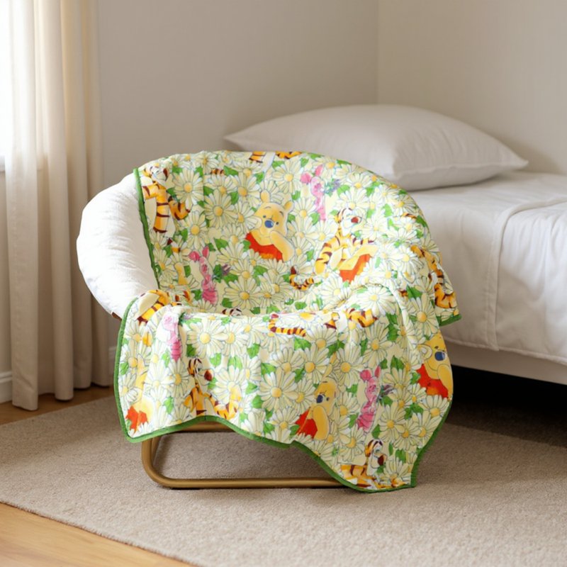 Kids Throw Blanket with Winnie The Pooh Characters - Soft Coral Fleece, 46 x 60 Inches