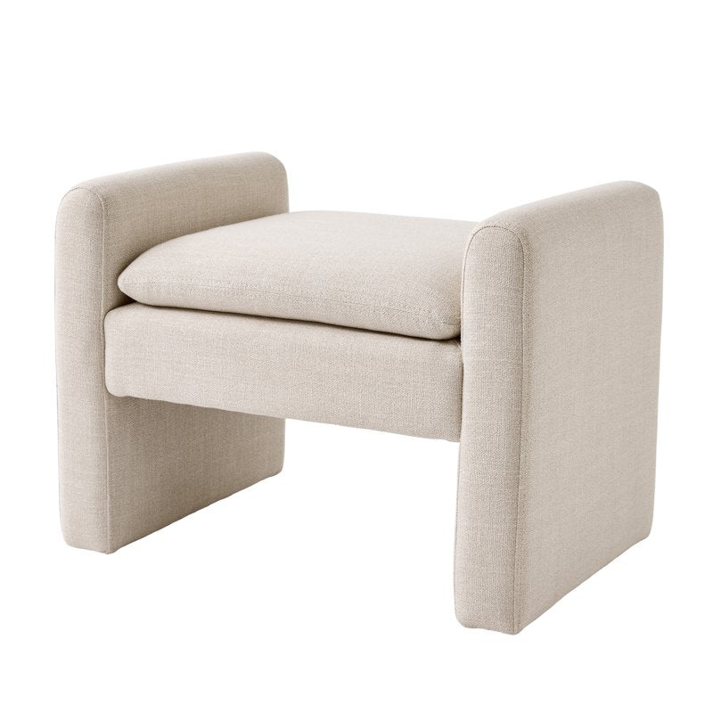 Emerson Ottoman - Compact Upholstered Footrest & Extra Seating