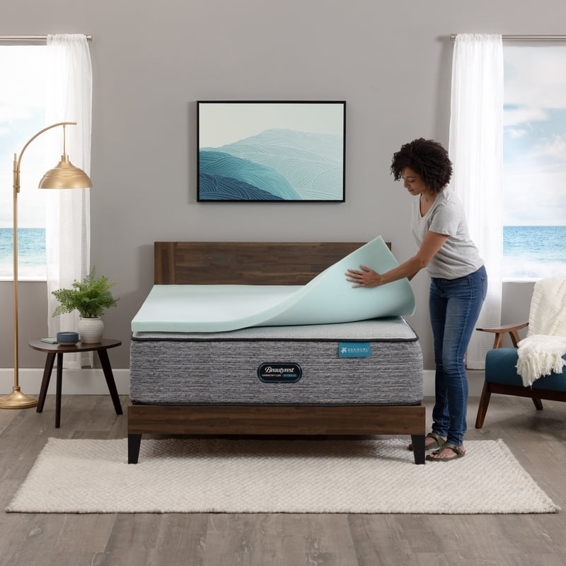 Full 2-Inch Cooling Memory Foam Mattress Topper - Thermagel Deluxe