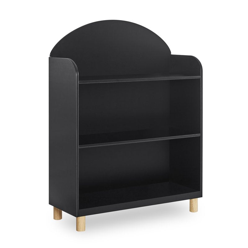 3-Shelf Bookcase for Kids - Ebony/Natural Finish
