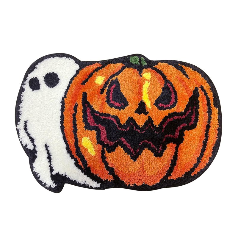 Halloween Skeleton Ghost Area Rug A#154 - Non-Slip Washable Floor Mat for Halloween Decor