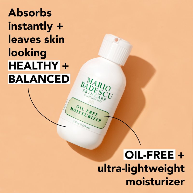 Oil-Free Facial Moisturizer for Combination, Oily, and Sensitive Skin, 2 oz