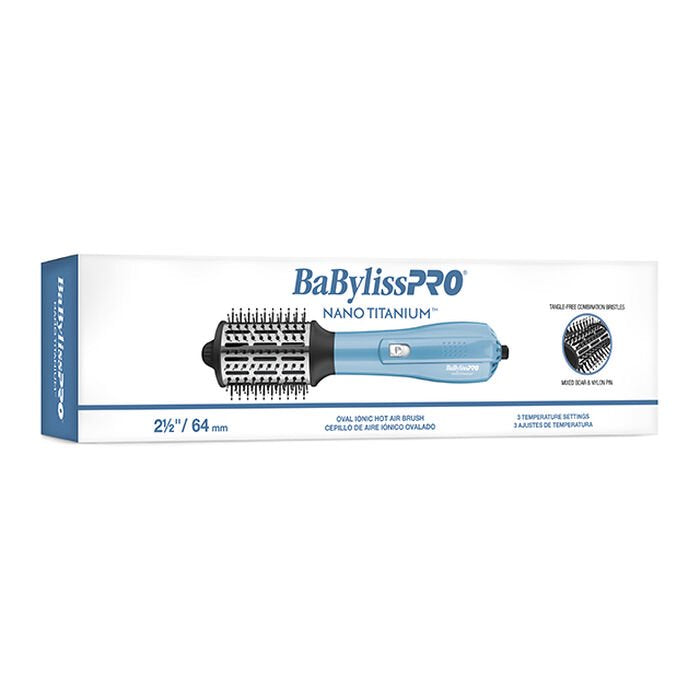 Ionic Hot Air Brush - 2.5" Oval Nano Titanium Styling Tool
