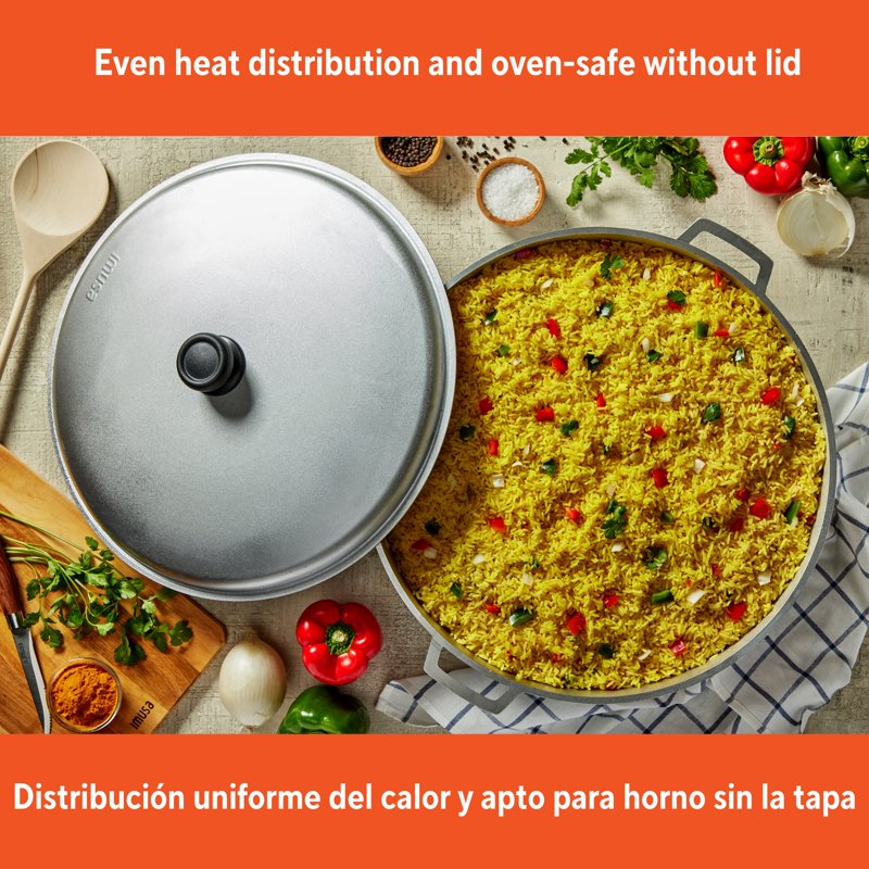 27Qt Cast Aluminum Caldero - Essential Hispanic Cookware