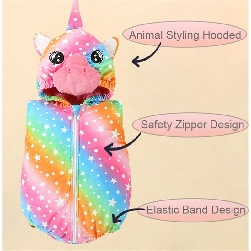 Baby Girl Unicorn Flannel Romper Costume 18-24 Months Halloween Outfit