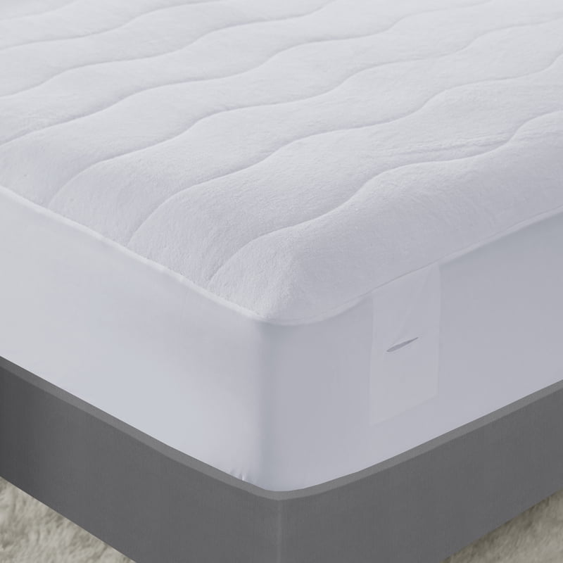 Cal King Heated Mattress Pad - Plush, Adjustable Warmth, White