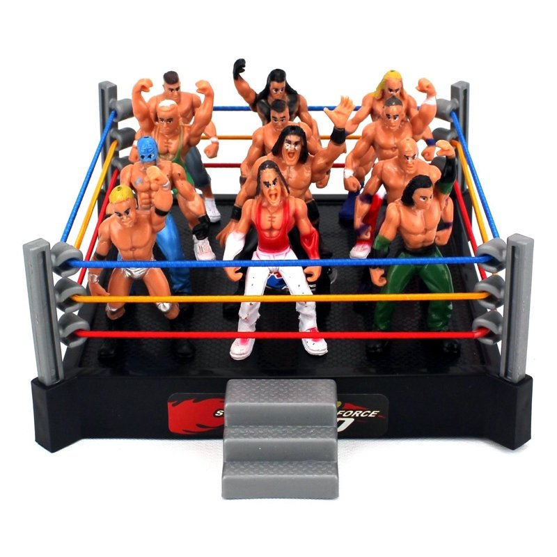 Little Wrestlers Rumbling Cage Set - Multicolor