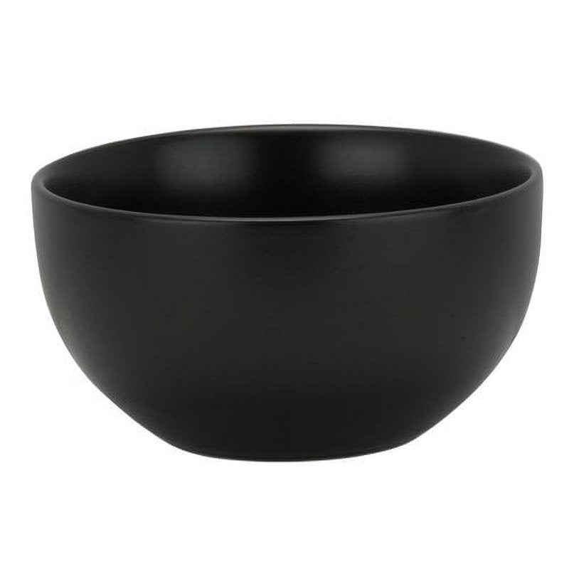 Matte Cereal Bowl Set of 6 - 5.5"/20oz - Black