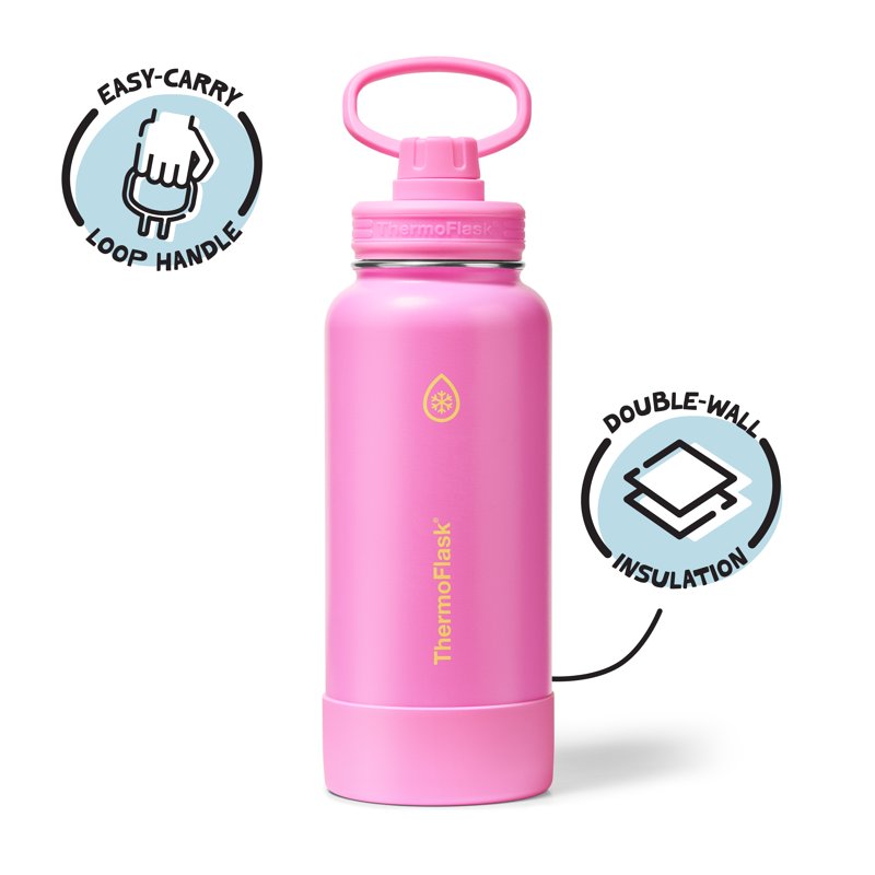 32 oz Vacuum Insulated Stainless Steel Water Bottle - Shocking Pink
