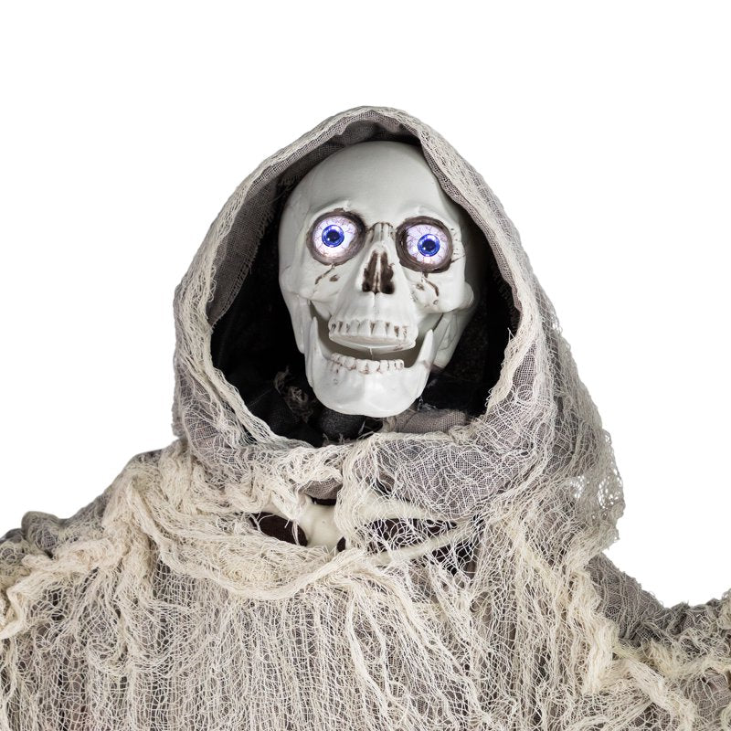 Lighted Animated Halloween Master of Death Decoration - 65 Inches
