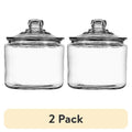 Heritage Hill Glass Jar Set - 3 Quart, 2 Pack