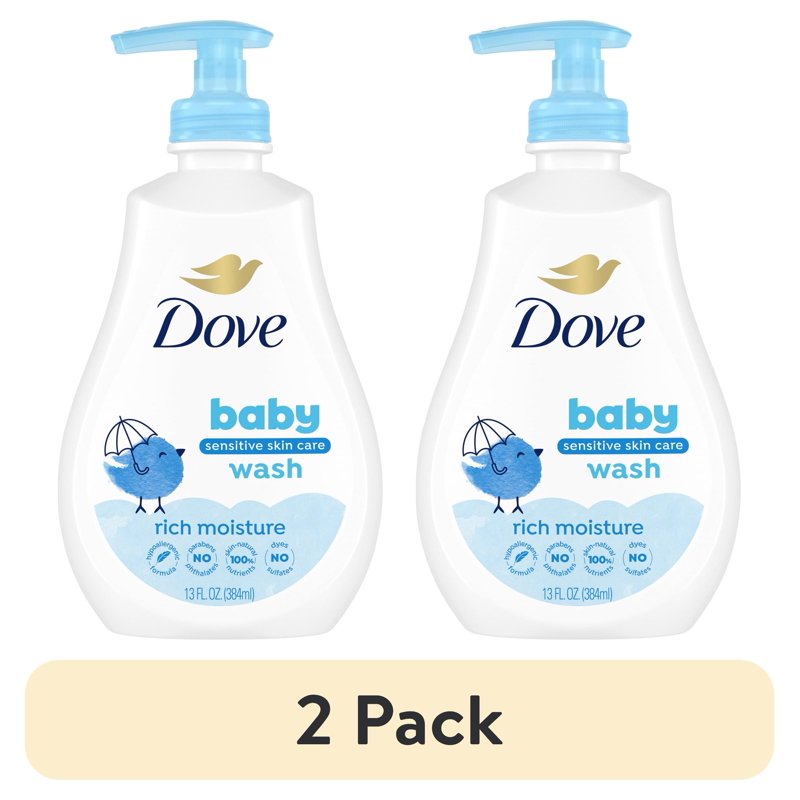 Baby Dove Sensitive Skin Care Baby Wash - Tear-Free & Hypoallergenic
