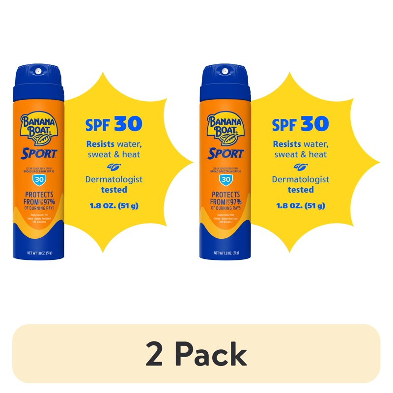 Sport Ultra SPF 30 Clear Sunscreen Spray - Broad Spectrum Travel Sunblock