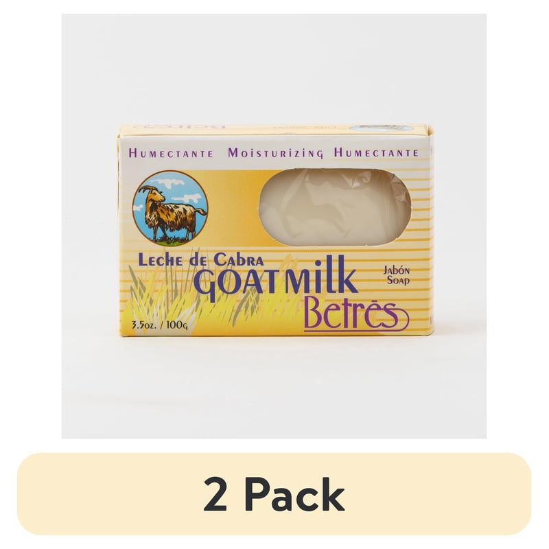 Goat Milk Soap - Moisturizing Cleansing Bar, 3.5 oz, 2 Pack