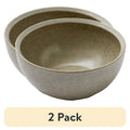 6-Inch Stoneware Cereal Bowl - Cream, 2 Pack