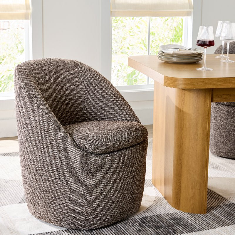 Mira Everywhere Dining Arm Chair - Truffle Brown, 2 Pack