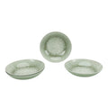 Reusable Bamboo Melamine Dinner Bowls - Green, 2 Pack