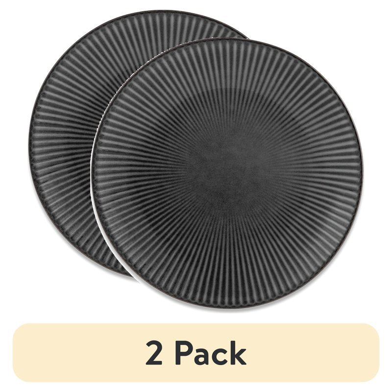 Stoneware Salad Plate - Sawyer Grey - 2 Pack