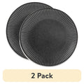 Stoneware Salad Plate - Sawyer Grey - 2 Pack