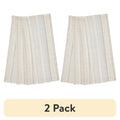 Natural Stripe Cotton Napkin Set - 20" x 20" - 4 Pack