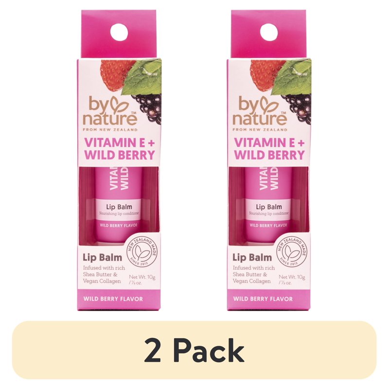 Vitamin E & Wild Berry Lip Balm with Vegan Collagen and Shea Butter