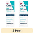 3-in-1 Acne Clay-to-Foam Facial Cleanser with 2% Salicylic Acid, 2-Pack