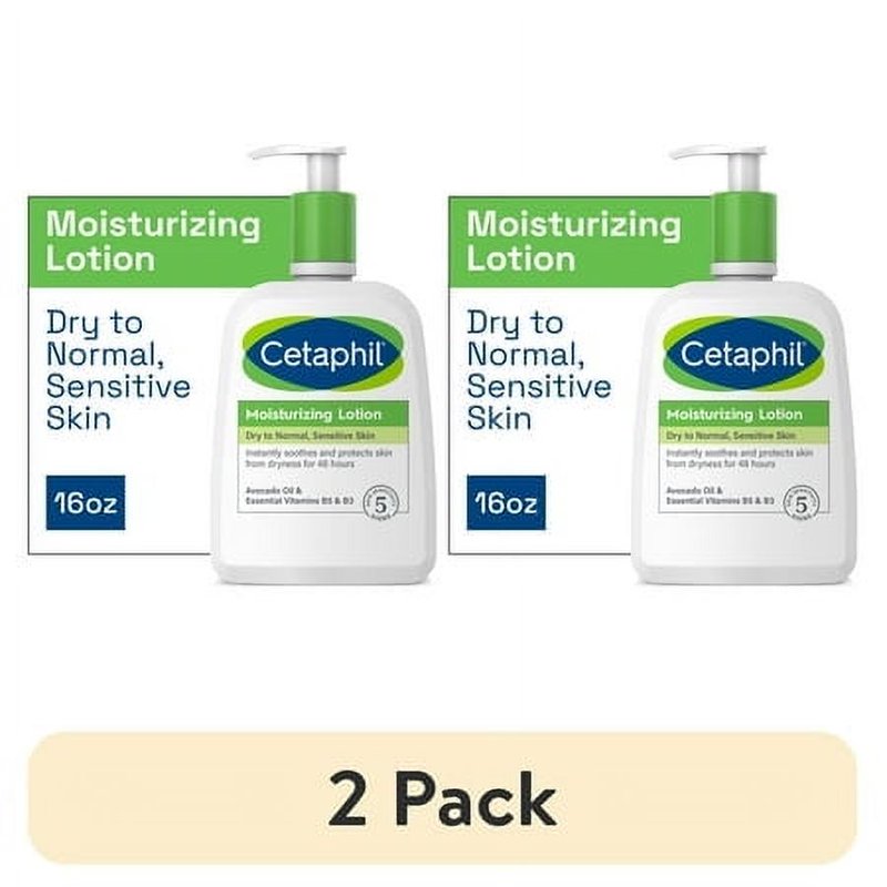 Hydrating Face and Body Moisturizing Lotion, 16 fl oz - 2 Pack