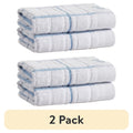Clorox Cotton Dish Cloths 2 Pack - Highly Absorbent 12" x 12" Blue
