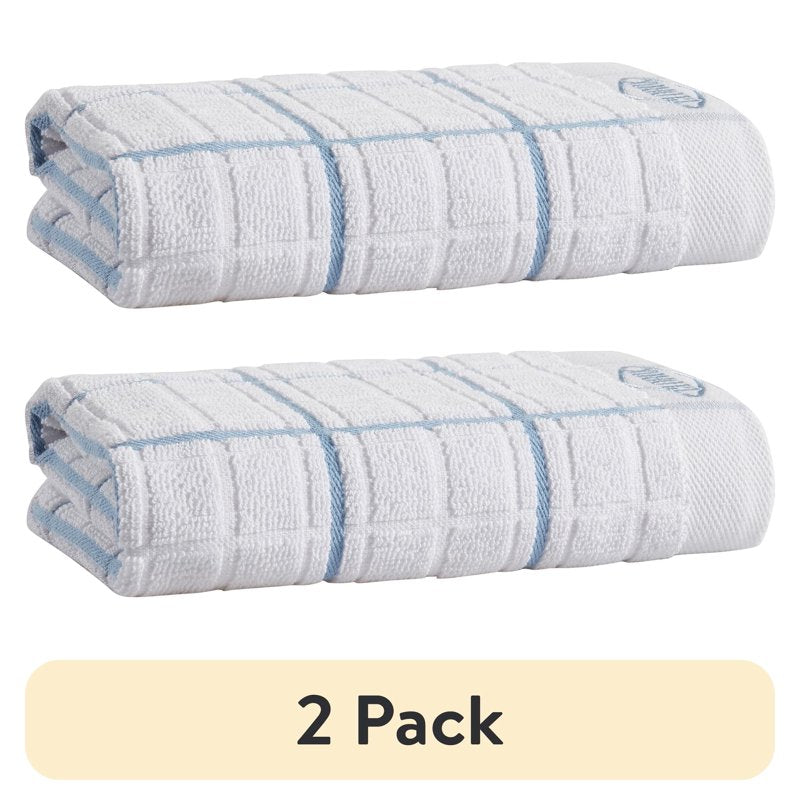 Clorox Cotton Kitchen Towels - 2 Pack, 16" x 26", Blue