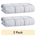 Clorox Cotton Kitchen Towels - 2 Pack, 16" x 26", Blue