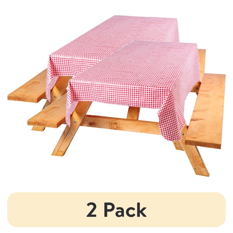 Picnic Tablecloth Combo Pack - 2 Pack, 54x72 in.