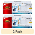 (2 Pack) Command Bath Set with Caddy, Soap Dish, Razor Holder, Hooks & Strips - Bathroom Organization
