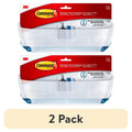 Square Command Shower Caddy 2 Pack Large Frosted Bathroom Organizer - Variation of THIS listing