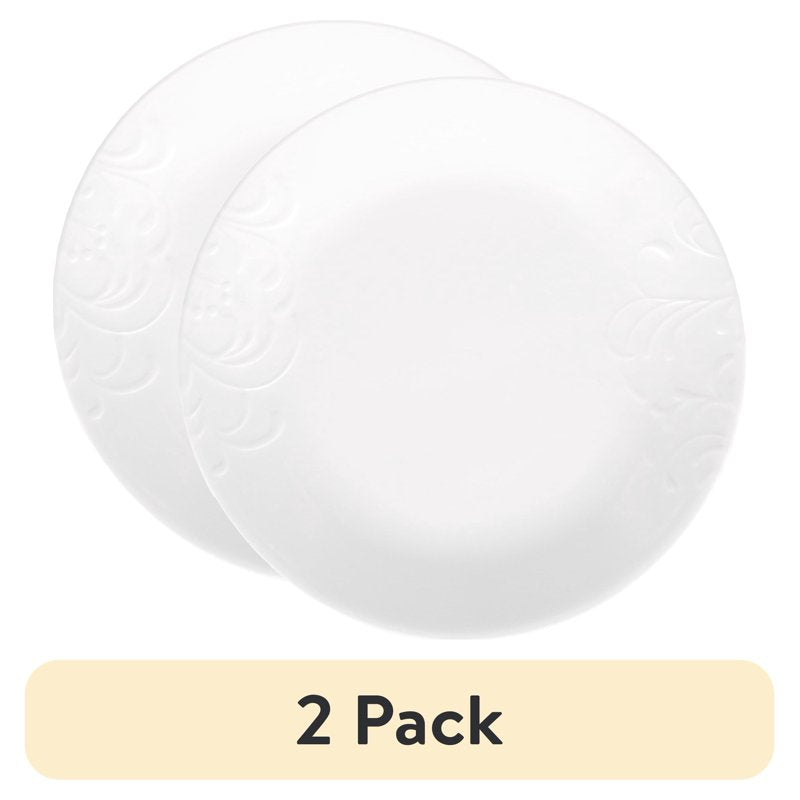 Corelle Madeline 8.5" Glass Salad Plate - 2 Pack