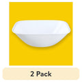 Square Soup Bowl Set - 22 oz, Pure White - 2 Pack