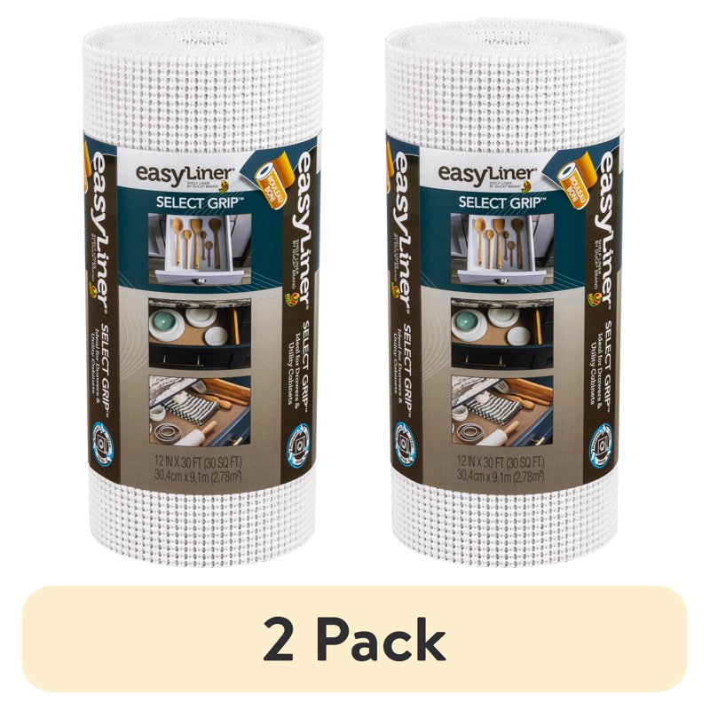Select Grip EasyLiner Shelf Liner - 12" x 30' - 2 Pack