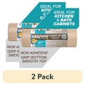 Smooth Top Shelf Liner - 12" x 30' - 2 Pack - Taupe