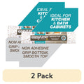 Smooth Top Shelf Liner - Taupe Buds, 12 in. x 10 ft., 2 Pack