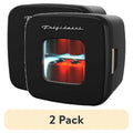 Mini Beverage & Skincare Cooler - 12 Can - 2 Pack, Black