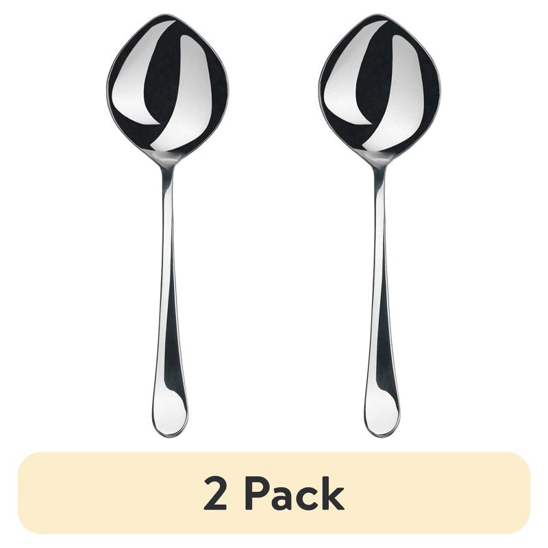 Extra Large Stainless Steel Serving Spoon - 2 Pack